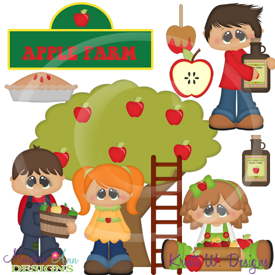 Apple Farm SVG Cutting Files Includes Clipart - Click Image to Close